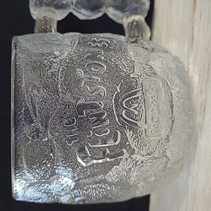 1993 McDonald's Flintstones Rocky Road Collectible Mug RocDonald's Clear Glass